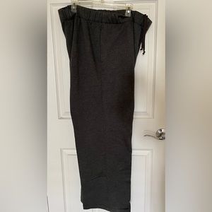 New FILA Women's Gray Adjustable Waist Sweat Pants Drawstring with Pockets XXL